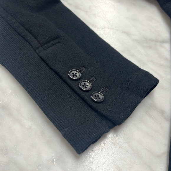 James Perse French Terry Trench Long Sleeve Jacket with Pockets Size 4/XL - Picture 8 of 14